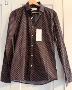 Koszula we wzory, rozmiar S, bawełna, Lindbergh, nowa z metką