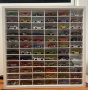 Wkłady inserty na autka 72 szt. Hot wheels do ramki Ikea Sannahed 50x50 cm