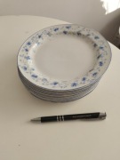 Zestaw 7 talerzy Blaublute (Niebieskie Kwiaty) marki Arzberg