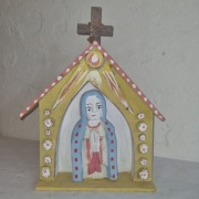 rzeźba ludowa KAPLICZKA - DIONIZY PURTA - 50 cm