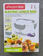 ELEKTRYCZNY LUNCH BOX 2w1 SAMOCHODOWY 12V+220V TERMOS OBIADOWY 1,0L KAMILLE