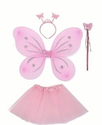 Strój przebranie motyl wróżka skrzydła 