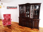 Śliczna Stylowa Witryna 180` Salon Jadalnia Orzech Włoski BEKAS Producent 
