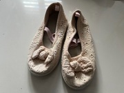 Kremowe baleriny baletki dla dziewczynki rozm. 25