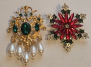 Kpl.2szt.Broszka przypinka ozdoba stroju GÓRALA Góralska dla Bacy Juhasa.