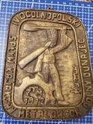 Dunajec Spływ Kajakowy Metalowców 1972 plakieta