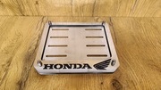 Ramka tablicy rejestracyjnej HONDA 190x150 polerowana stal nierdzewna