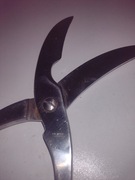 CHROMOWE NOŻYCE GERLACH DO RYB, KURCZAKA z PRL-u