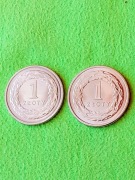 2 X 1 ZŁ 2022 MONETY MENNICZE / UNC