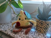 Handmade pluszak włóczka pizza