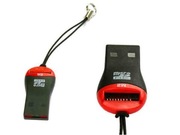 Czytnik kart pamięci USB jak pendrive breloczek brelok M2 SDHC microSD