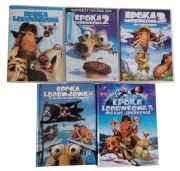 Epoka Lodowcowa 1-5 DVD Bajki Dla Dzieci Komplet Ice Age Dubbing Polski