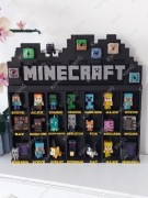 Ekspozytor stojak półeczka półka stand na figurki Minecraft z Kinder Joy 