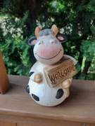 Figurka ceramiczna krowa hit lata 16 cm