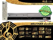 Odtwarzacz DVD + VCR magnetowid VHS LG V280 kolor Tytan