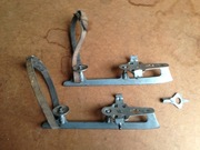 Zabytkowe łyżwy z lat PRL-u.