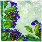 SERWETKI PAPIEROWE - DZIKIE JAGODY- 33X33 CM - 20 SZTUK - AHA