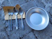 Zestaw Żołnierza Miska, łyżka, widelec Rosja ZSRR