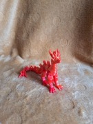 Figurka 3D - pomarańczowy smok