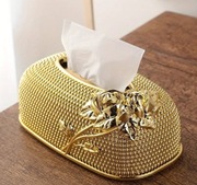 Złoty Chustecznik Pojemnik na chusteczki Nowy