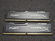 2 sztuki HyperX 16GB 2400MHz CL15 Fury Black - (32GB)
