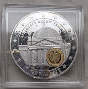 Niemcy 10 Lat unii ekonomicznej i monetarnej Brama Brandenburska - duża 