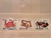 Korea  1990  Mi 3093-5   kraby  seria  czysty idealny