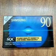 Samsung SQC 90 kaseta do magnetofonu, nowa, oryginalna, low noise
