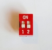 DIP switch 2 pozycyjny, do druku
