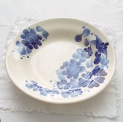 włocławek talerz prl, fajans ceramika vintage głęboki talerz