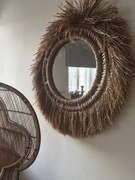 Lustro ratanowe boho bambus 