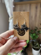 Kolczyki halloween noże Kot killer