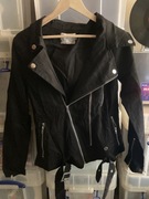Kurtka Ramoneska Jeansowa elastan Punk Metal L damska