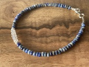 Bransoletka lapis i kamień księżycowy