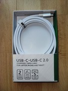 Kabel USB-C na USB - C , 2 metry # 480 Mb/S