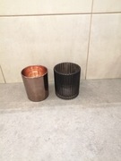 szklane pojemniki po świeczkach 2 szt 