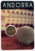 ANDORA 2016 2 EURO OKOL.  UNC !!!!!!!!!!