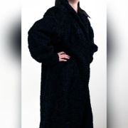 Nowe Futro Naturalne Kożuch Długie Karakuły 38