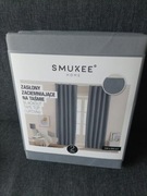 2 zasłony zaciemniające 100% blackout 2x zasłona SMUKEE 135/250cm taśma  