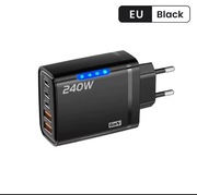 Ładowarka GaN USB C 240W 5 w 1 Szybkie Ładowanie