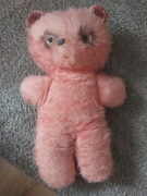 Różowy miś vintage z lat 90