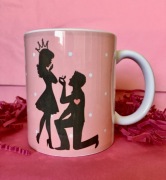 Kubek personalizowany z nadrukiem zaręczynowy, na zaręczyny, na rocznicę