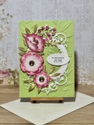 Personalizowana kartka ręcznie robiona na ślub imieniny urodziny rocznice