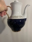 Stary, Porcelanowy dzbanek do kawy, herbaty. Vintage