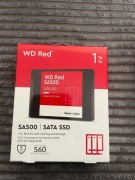 Dysk WD Red SA500 1 TB SSD SATA 2.5″ NOWY