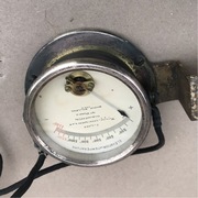 Stary zabytkowy termometr kontaktowy termopara metalurgiczny francuski