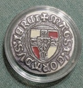 Moneta Krzyżacka kopia C w kapslu