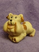 Ceramiczna zabawna figurka buldog