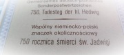  Znaczek 750 rocznica śmierci św. Jadwigi - VIP