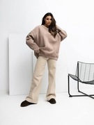 BLUZA DRESOWA DAMSKA BASIC OVERSIZE OCIEPLANA 